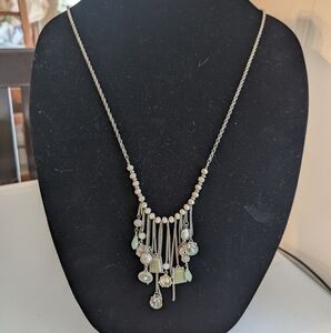 Park Lane 'Starlet' Silver and Multicolor Necklace